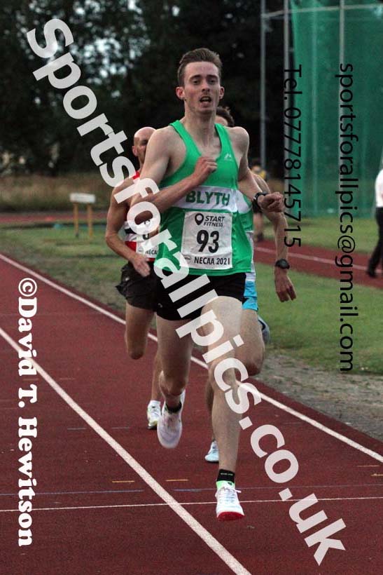 3000 metres, 2021 North East Grand Prix 6, Monkton, Wednesday, August 4th. Photo: David T. Hewitson/Sports for All Pics